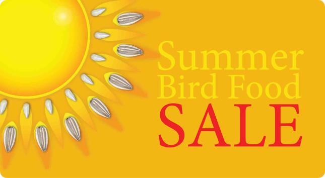 Summer Bird Food Sale Header